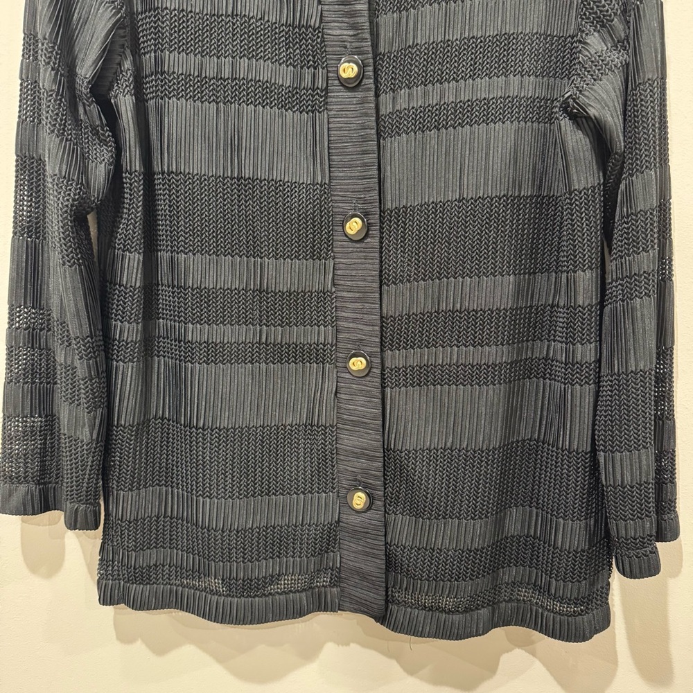 Ariel Timeless Luxury Black Cardigan‎ Size Small Black - Picture 3 of 5
